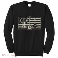Bluegrass Usa Flag Guitar Banjo Mandolin Sweatshirt thumb 0