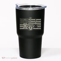 Bluegrass Usa Flag Guitar Banjo Mandolin Tumbler thumb 0