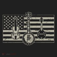 Bluegrass Usa Flag Guitar Banjo Mandolin Tumbler thumb 3