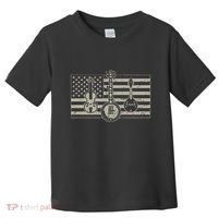 Bluegrass Usa Flag Guitar Banjo Mandolin Toddler T-Shirt thumb 0