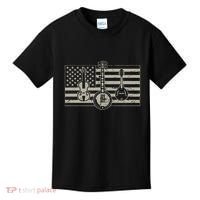 Bluegrass Usa Flag Guitar Banjo Mandolin Kids T-Shirt thumb 0