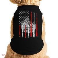 Baseball Usa Flag American Flag Patriotic Doggie Tank thumb 0