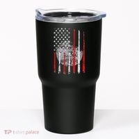 Baseball Usa Flag American Flag Patriotic Tumbler thumb 0