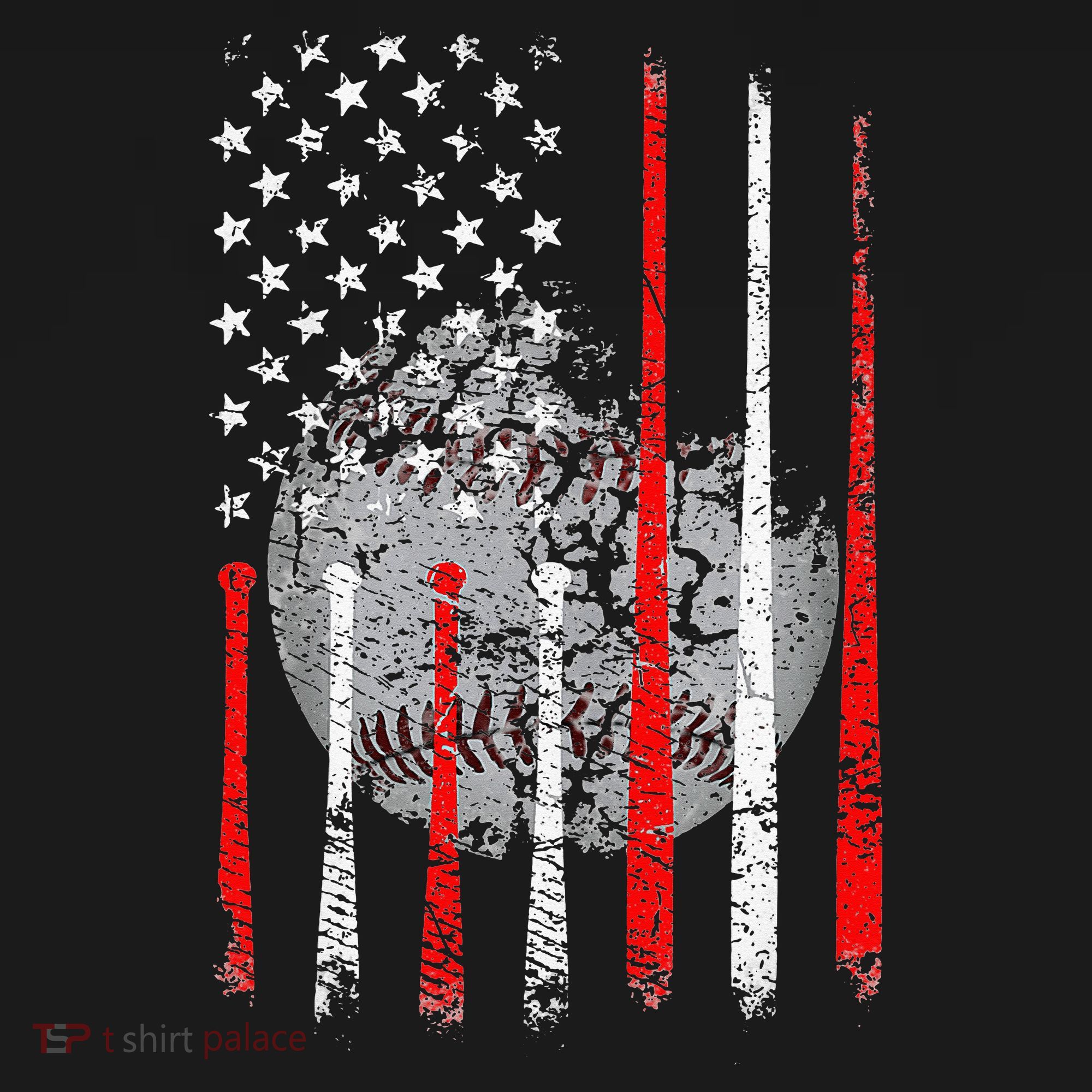 Baseball Usa Flag American Flag Patriotic Baby Bodysuit