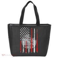 Baseball Usa Flag American Flag Patriotic Tote Bag thumb 0