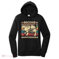 Become Ungovernable Funny Moodeng Women's Hoodie thumb 0