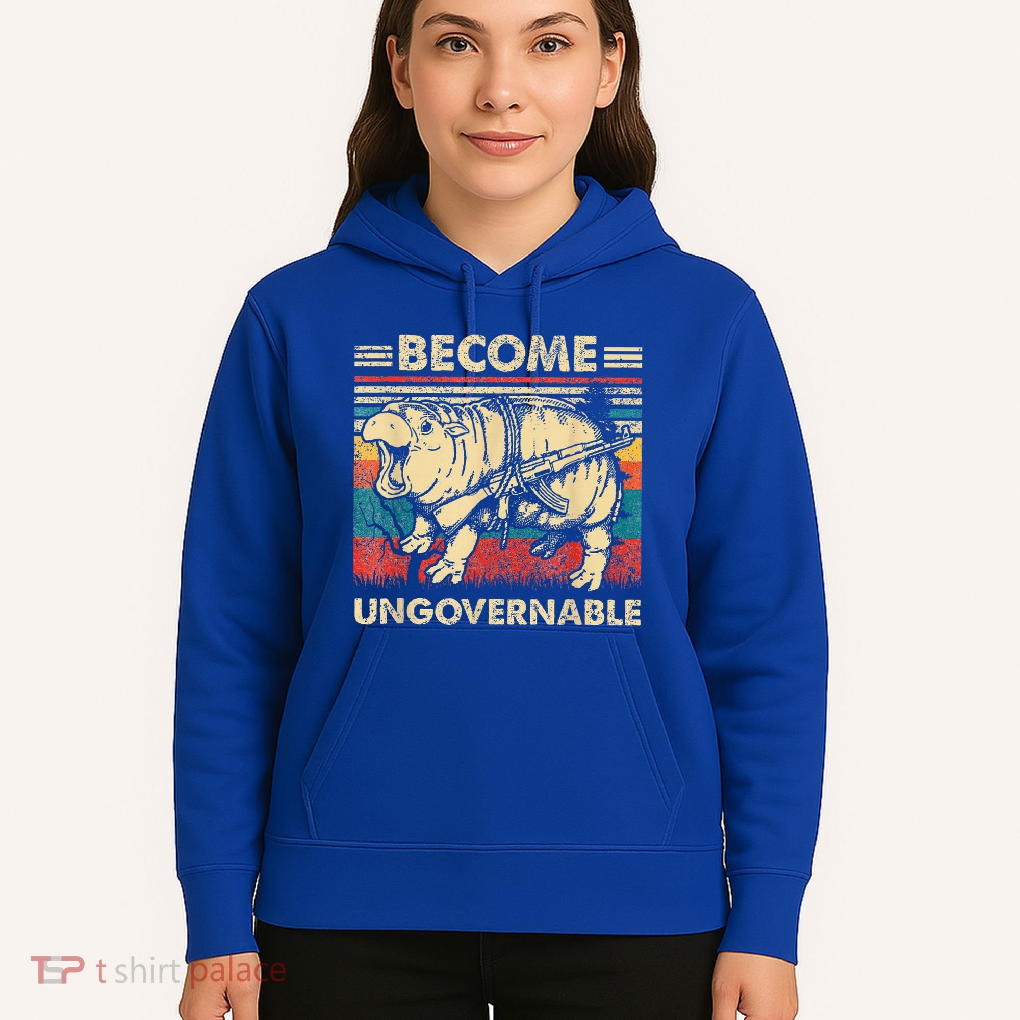 Become Ungovernable Funny Moodeng Hoodie