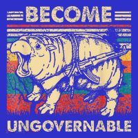 Become Ungovernable Funny Moodeng Toddler Hoodie thumb 2