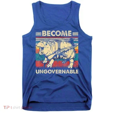 Become Ungovernable Funny Moodeng Tank Top