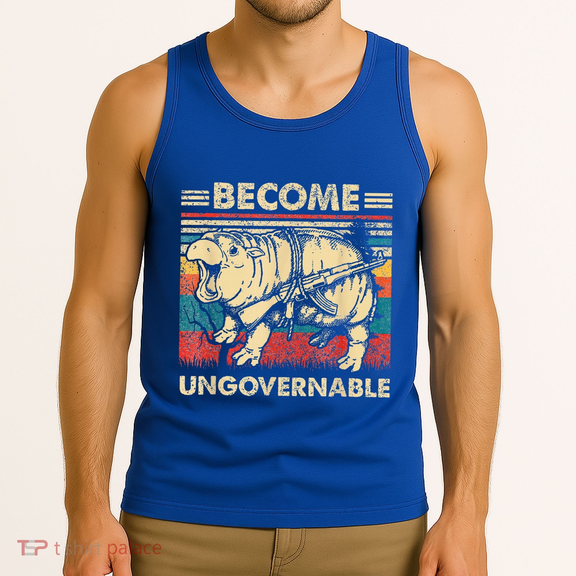Become Ungovernable Funny Moodeng Tank Top