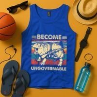 Become Ungovernable Funny Moodeng Tank Top thumb 4