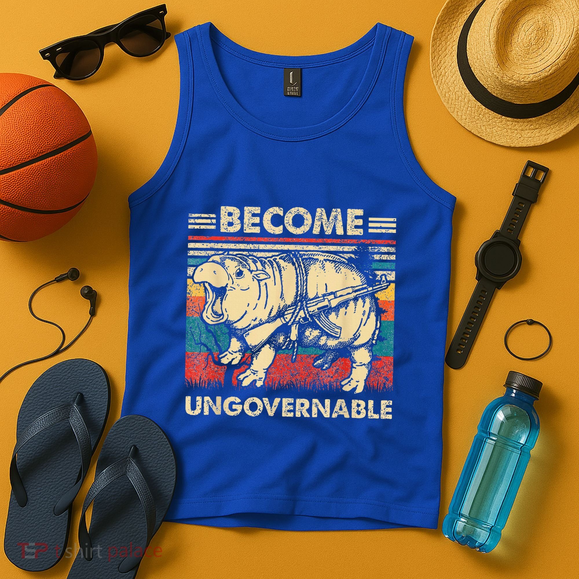 Become Ungovernable Funny Moodeng Tank Top