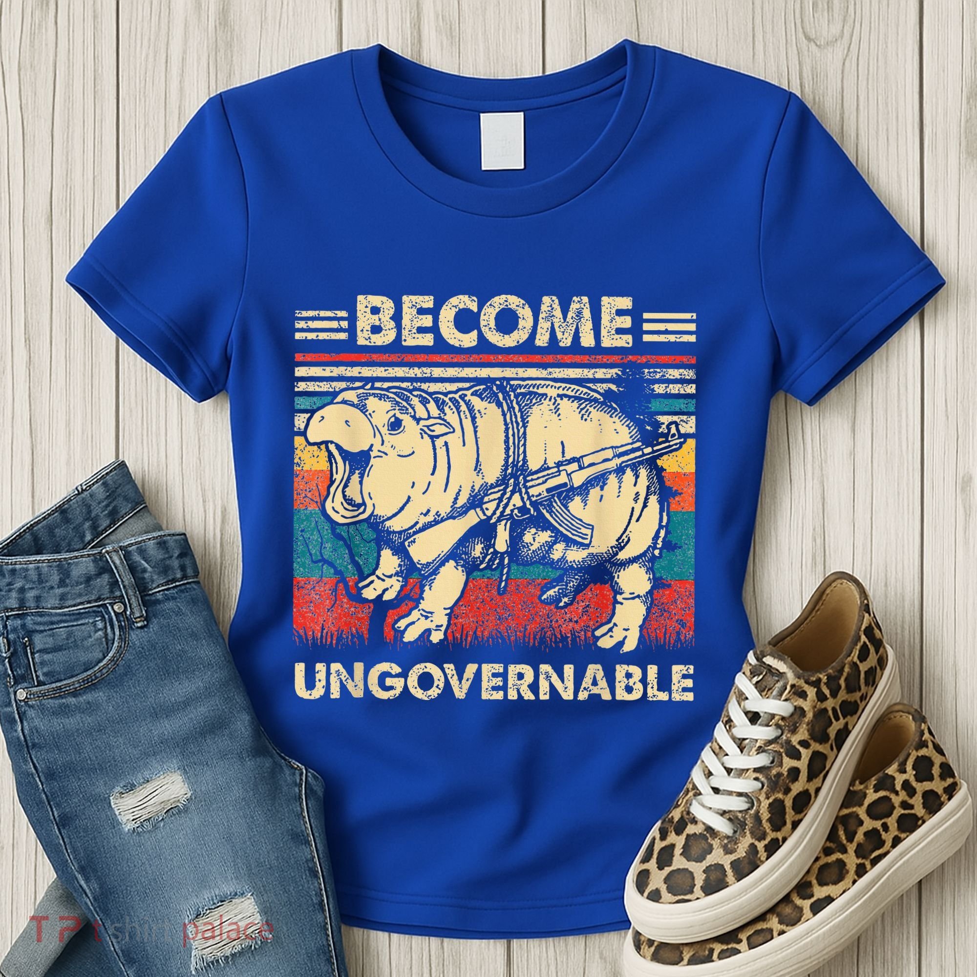 Become Ungovernable Funny Moodeng Women's T-Shirt