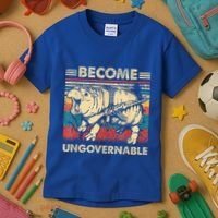 Become Ungovernable Funny Moodeng Kids T-Shirt thumb 3