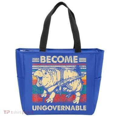 Become Ungovernable Funny Moodeng Tote Bag