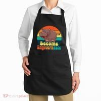 Become Ungovernable Funny Baby Hippo Moo Deng Funny Saying Apron thumb 2