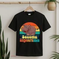 Become Ungovernable Funny Baby Hippo Moo Deng Funny Saying T-Shirt thumb 2