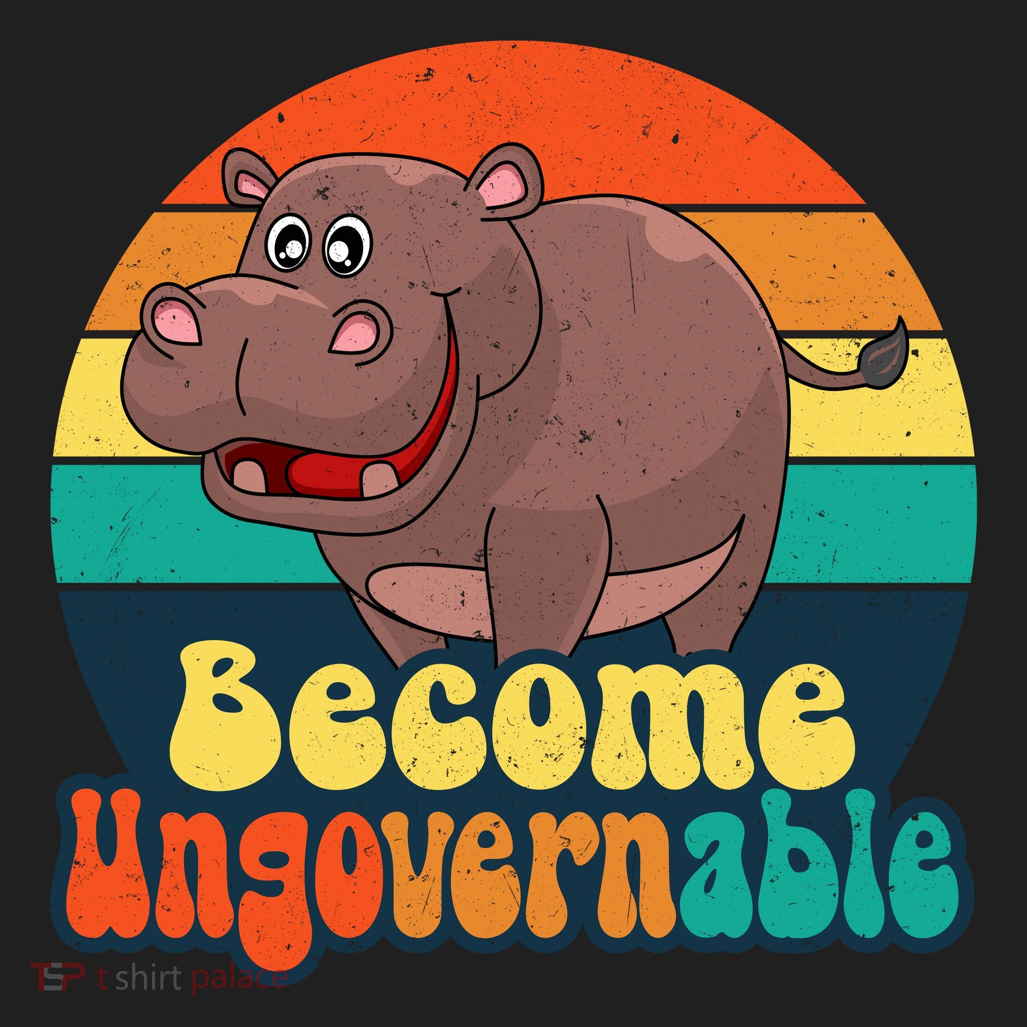 Become Ungovernable Funny Baby Hippo Moo Deng Funny Saying Beanie