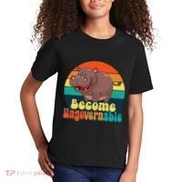 Become Ungovernable Funny Baby Hippo Moo Deng Funny Saying Kids T-Shirt thumb 2