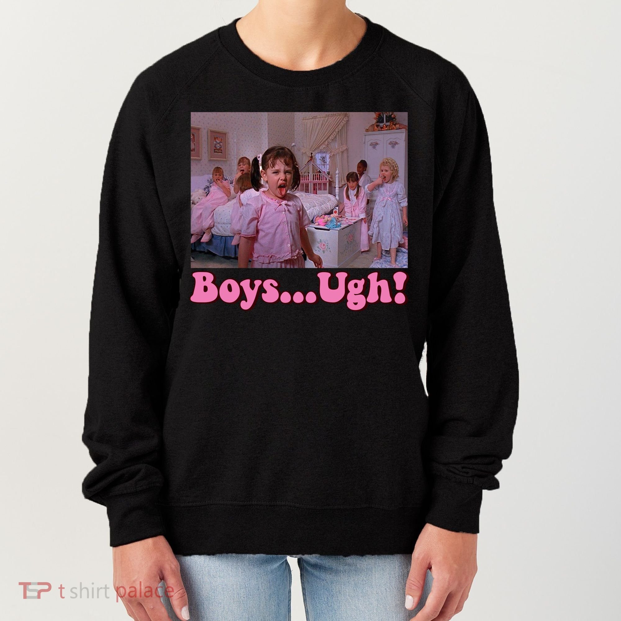 Boy Ugh Funny Valentine Little Rascals Women's Sweatshirt
