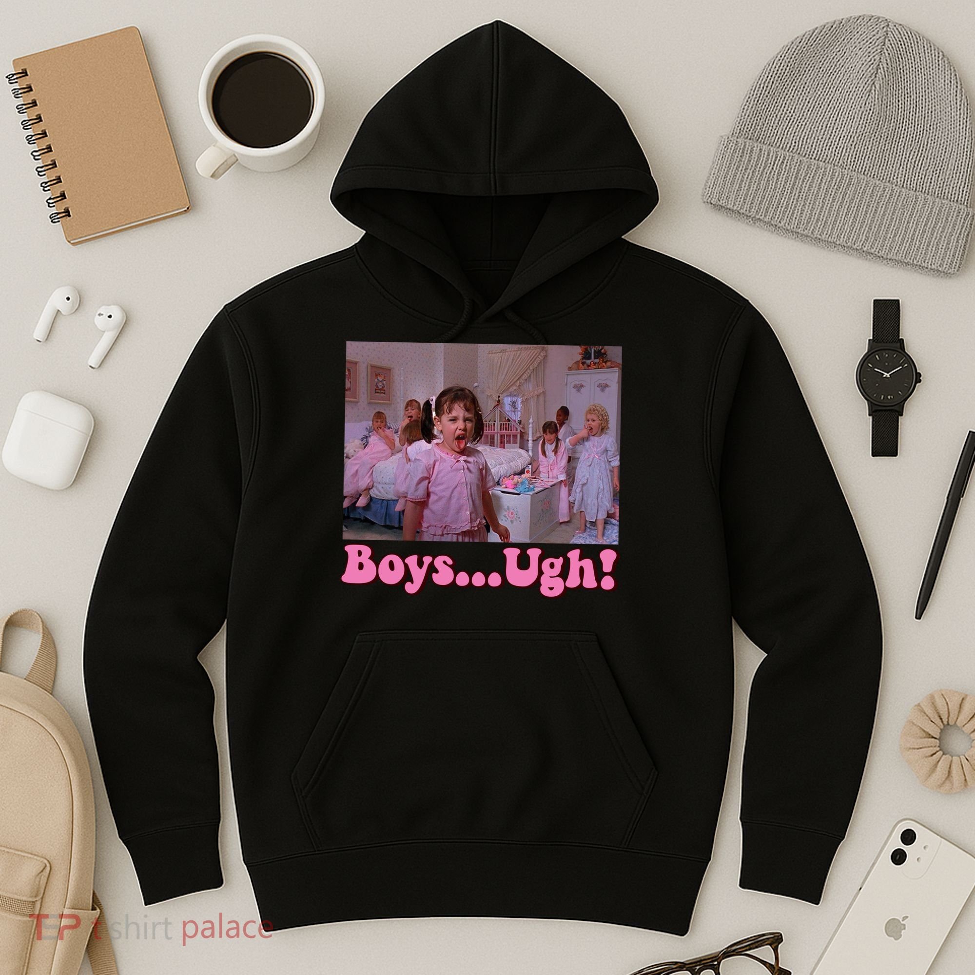 Boy Ugh Funny Valentine Little Rascals Hoodie