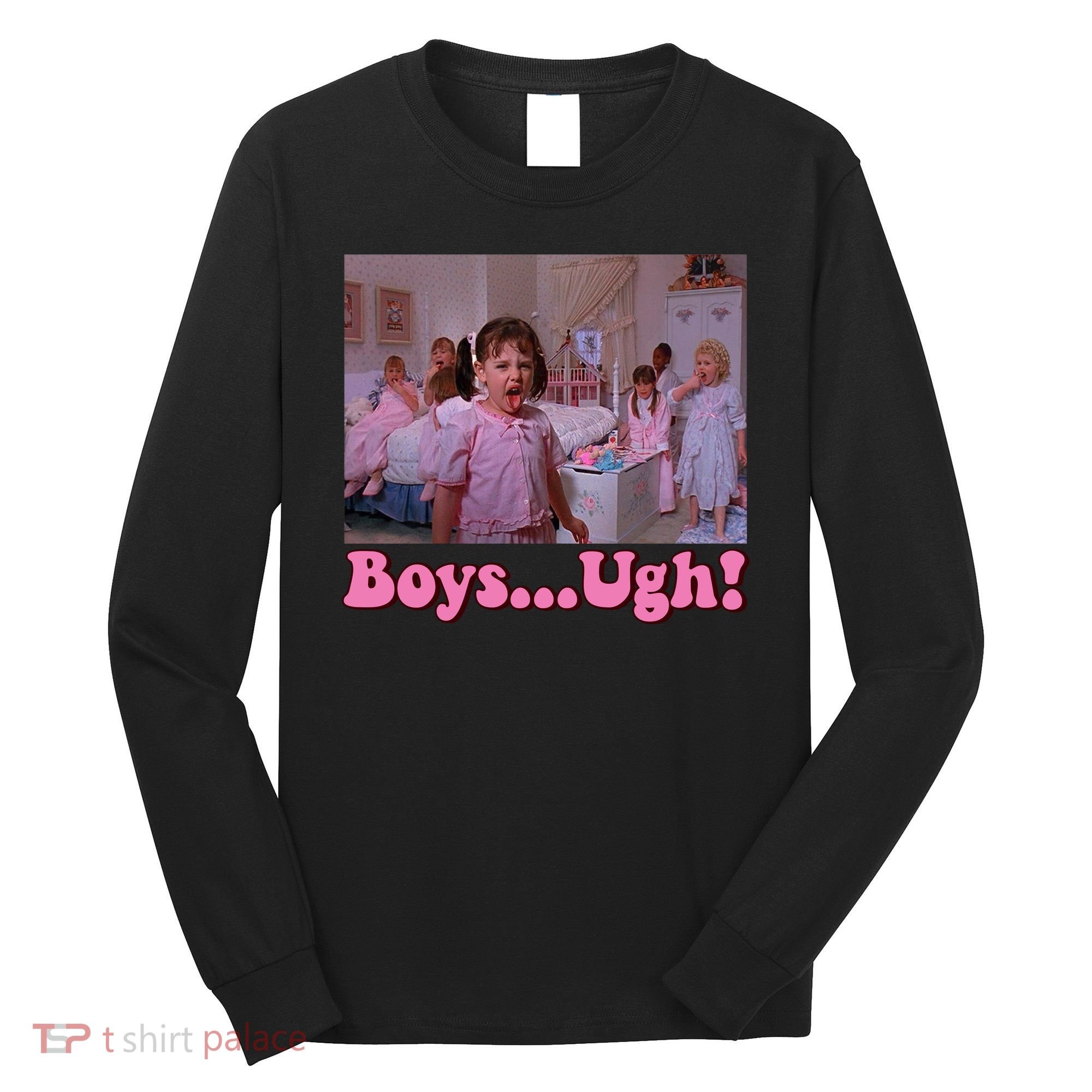 Boy Ugh Funny Valentine Little Rascals Long Sleeve Shirt