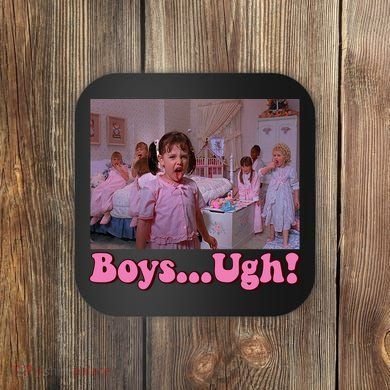 Boy Ugh Funny Valentine Little Rascals Coaster
