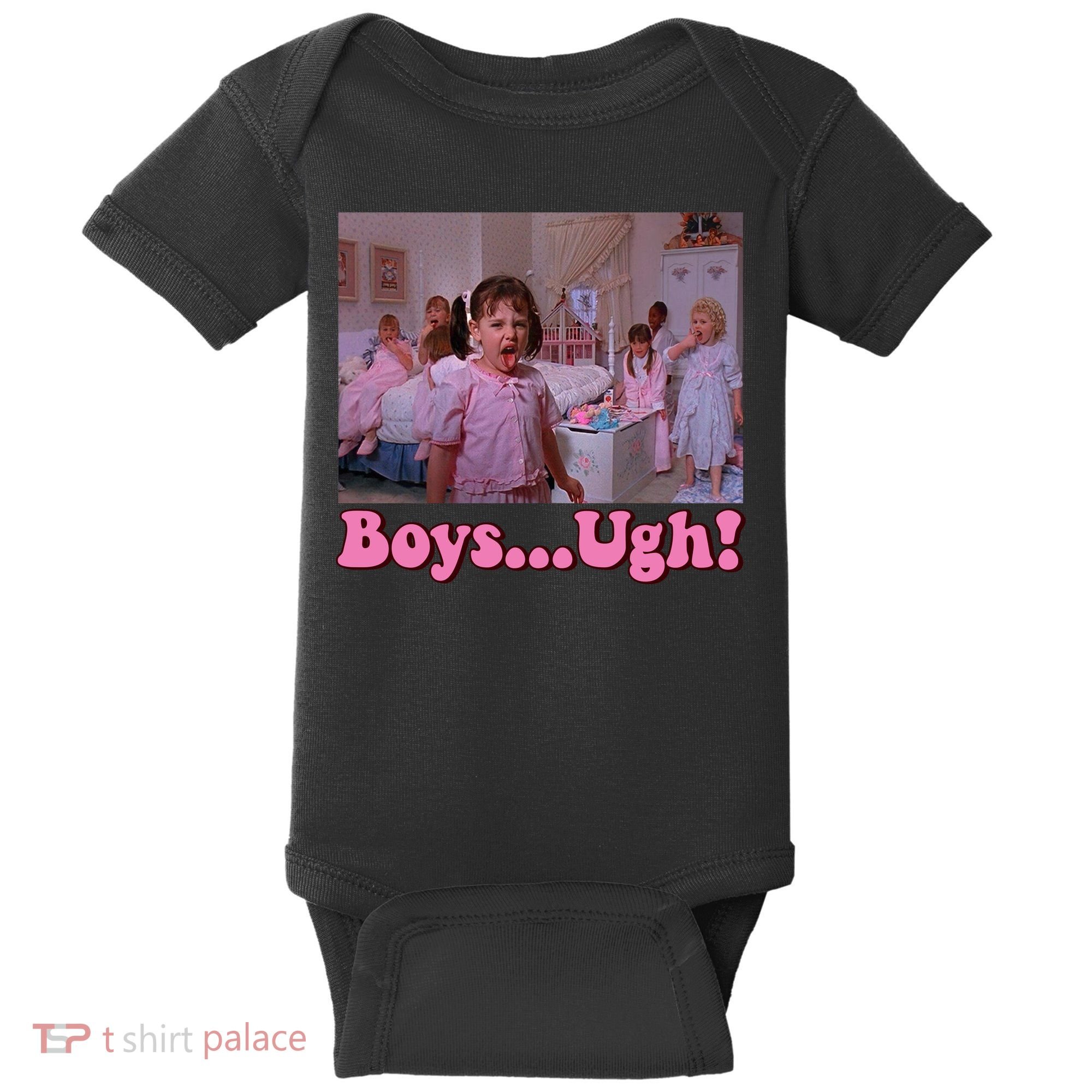 Boy Ugh Funny Valentine Little Rascals Baby Bodysuit