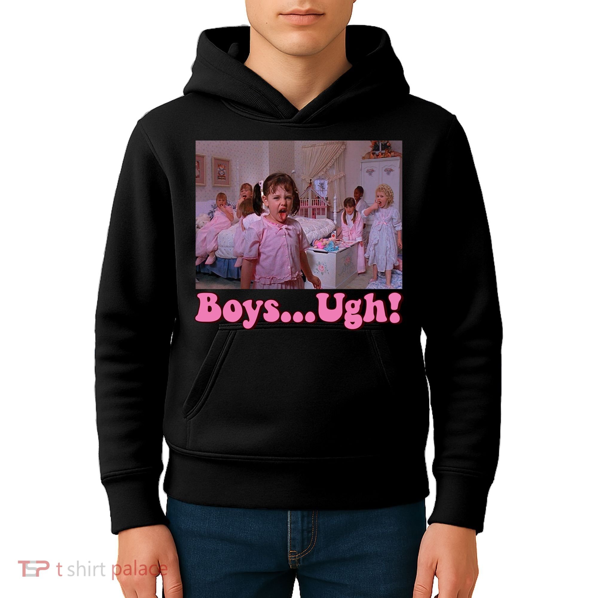 Boy Ugh Funny Valentine Little Rascals Kids Hoodie