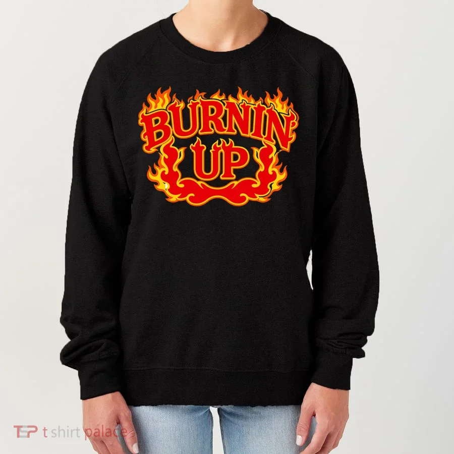 Burnin Up Flames Vintage Fire Women's Sweatshirt