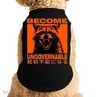 Become Ungovernable Funny Raccoon Japanese Apparel  Doggie Tank thumb 0