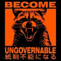 Become Ungovernable Funny Raccoon Japanese Apparel  Coffee Mug thumb 5