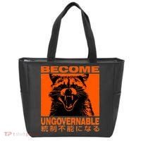 Become Ungovernable Funny Raccoon Japanese Apparel  Tote Bag thumb 0
