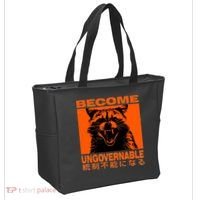 Become Ungovernable Funny Raccoon Japanese Apparel  Tote Bag thumb 2
