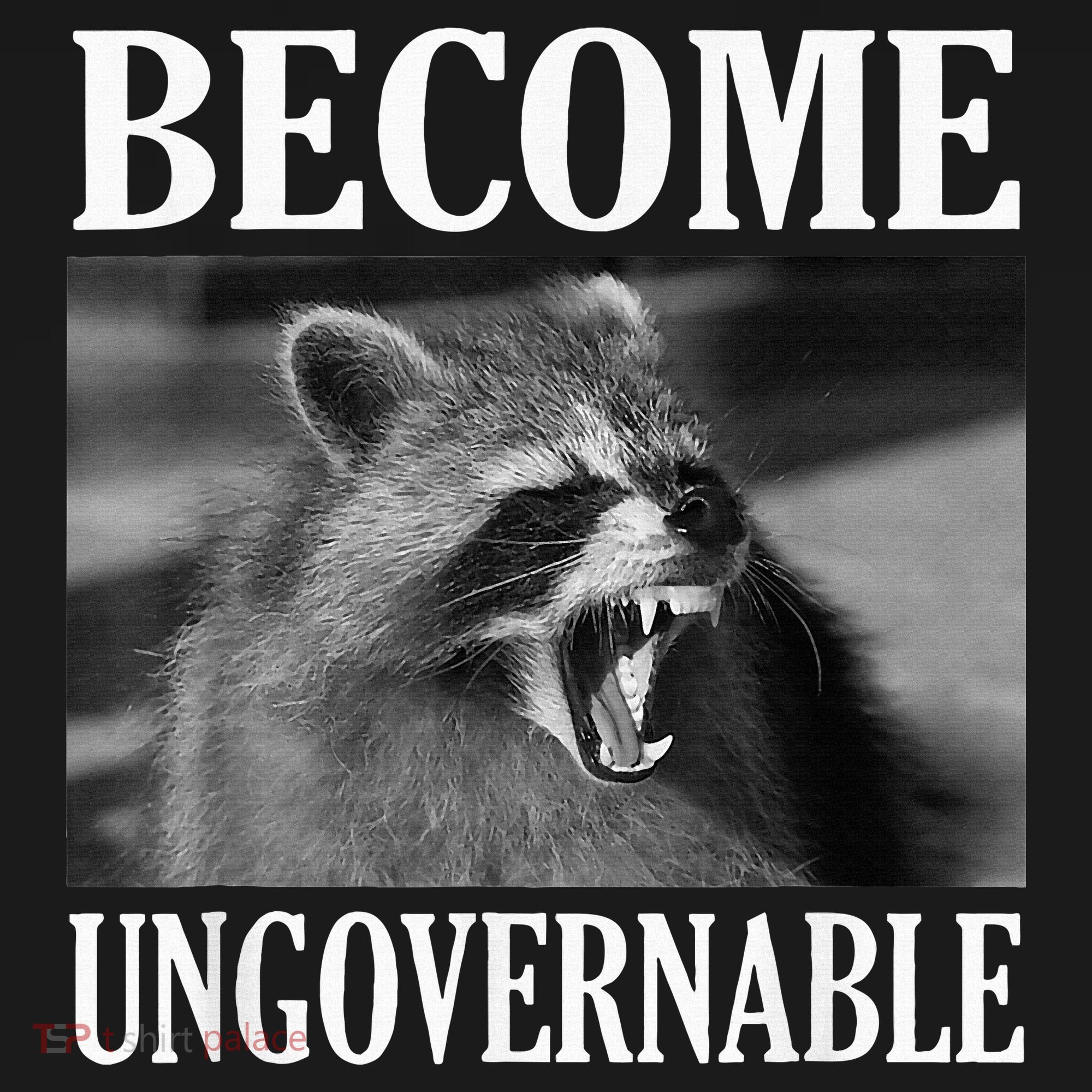 Become Ungovernable Funny Raccoon Face Meme Backpack