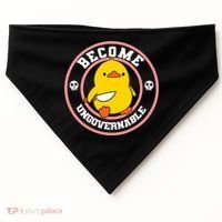 Become Ungovernable Funny Duck Knife Funny Duck Meme Quote  USA-Made Doggie Bandana thumb 0