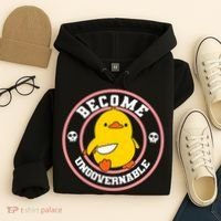 Become Ungovernable Funny Duck Knife Funny Duck Meme Quote  Hoodie thumb 4