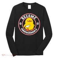 Become Ungovernable Funny Duck Knife Funny Duck Meme Quote  Long Sleeve Shirt thumb 0