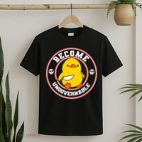 Become Ungovernable Funny Duck Knife Funny Duck Meme Quote  T-Shirt thumb 2