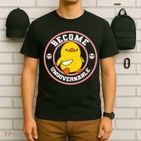 Become Ungovernable Funny Duck Knife Funny Duck Meme Quote  T-Shirt thumb 6