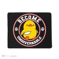 Become Ungovernable Funny Duck Knife Funny Duck Meme Quote  Mousepad thumb 0