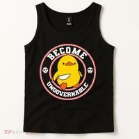 Become Ungovernable Funny Duck Knife Funny Duck Meme Quote  Tank Top thumb 2
