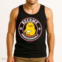 Become Ungovernable Funny Duck Knife Funny Duck Meme Quote  Tank Top thumb 3