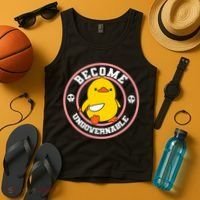 Become Ungovernable Funny Duck Knife Funny Duck Meme Quote  Tank Top thumb 4