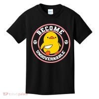 Become Ungovernable Funny Duck Knife Funny Duck Meme Quote  Kids T-Shirt thumb 0