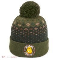 Become Ungovernable Funny Duck Knife Funny Duck Meme Quote  The Baniff Cuffed Pom Beanie thumb 0