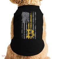 Bitcoin Usa Flag Distressed Digital Currency Lover Doggie Tank thumb 0