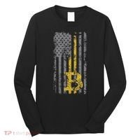 Bitcoin Usa Flag Distressed Digital Currency Lover Long Sleeve Shirt thumb 0