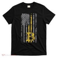Bitcoin Usa Flag Distressed Digital Currency Lover T-Shirt thumb 0