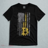 Bitcoin Usa Flag Distressed Digital Currency Lover T-Shirt thumb 5